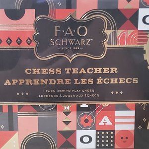 FAO Schwarz Chess Teacher Board Game, Learning Educational , Chess Set